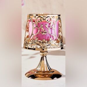 Bath & Body Works Disney Princess Royal Lamp 3 Wick Candle Holder & Candle